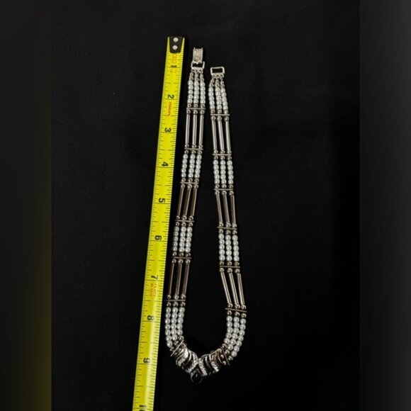 Vintage multi strand  faux pearl necklace - Picture 8 of 8